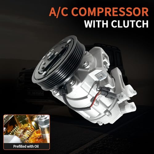 Image of Air Conditioner A /C AC Compressor with Clutch for Nissan Altima 2007-2012 | for Nissan Sentra 2.5L 2007-2012,Replace CO10886C,92600ET80A, 92600ET81A,92600ET81B,92600JA000,92600JA00A,92600JA00B
