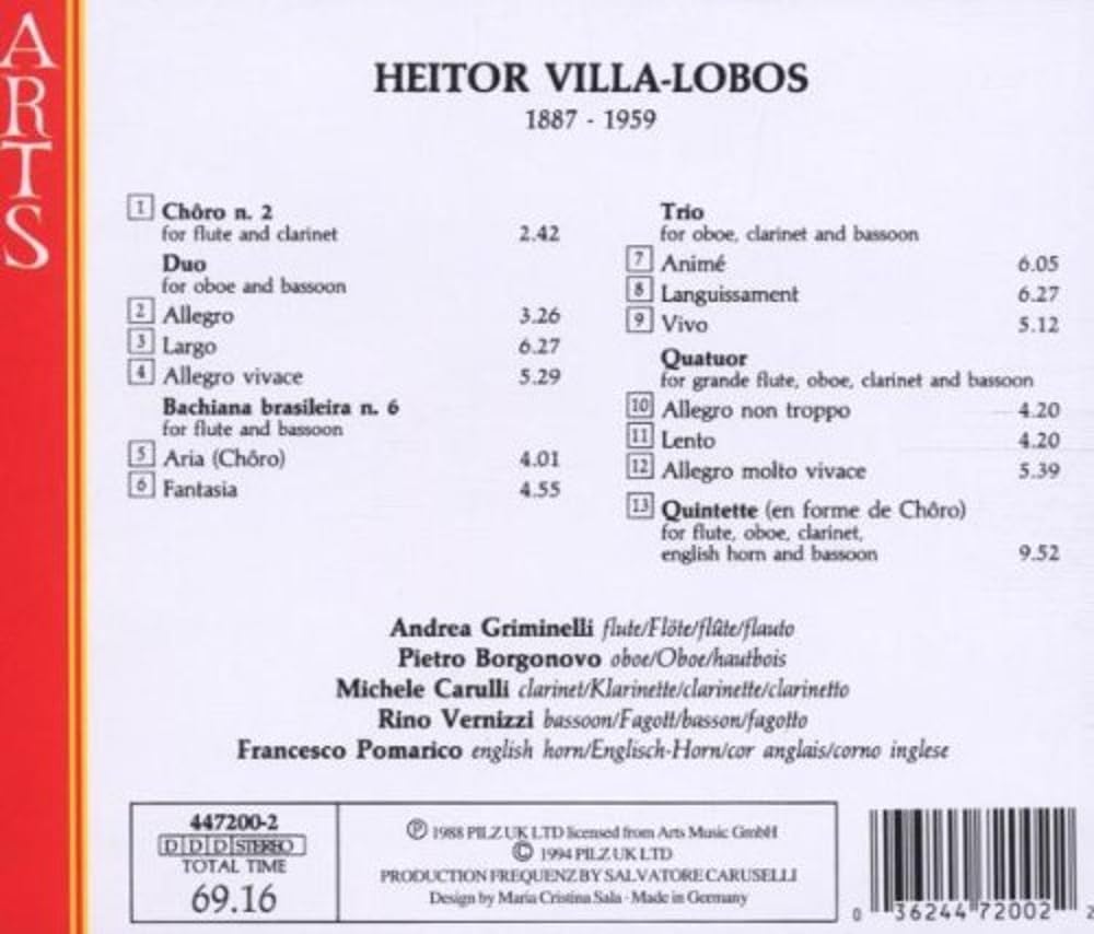 Villa-Lôbos: Wind Music
