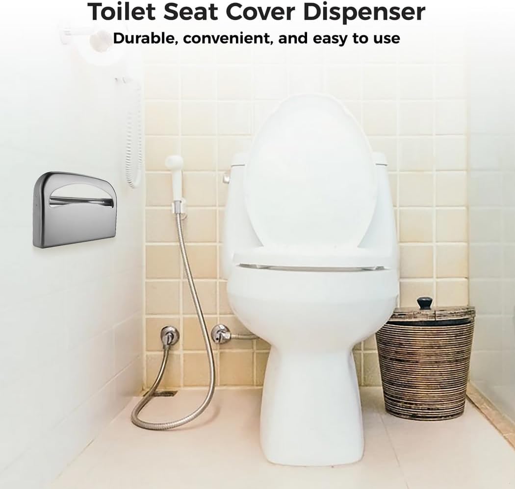 Wall Mount Toilet Seat Cover Dispenser In Stainless Steel