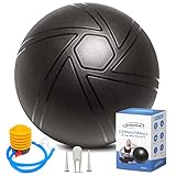 UNIVERSALGRÖSSE: Den Pilatesball erhältst Du in der universellen Größe von 65 cm. Der Härtegrad kann an deine Bedürfnisse angepasst werden, ob Trainingsball oder als Sitzball für Büro