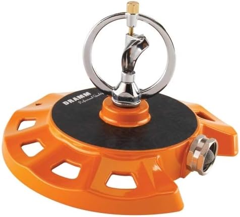 Dramm 10-15072 12" Orange Colorstorm Spinning Sprinkler