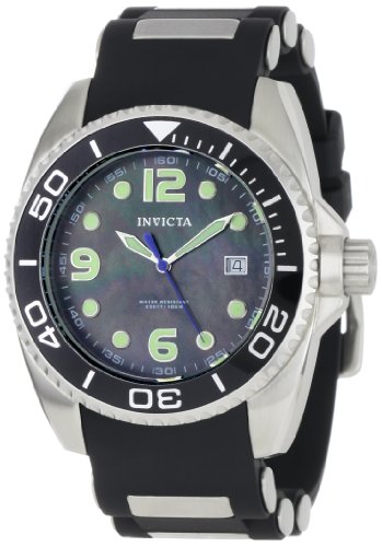 Invicta Swiss Quartz Black & Silver-tone Mens Watch 0492