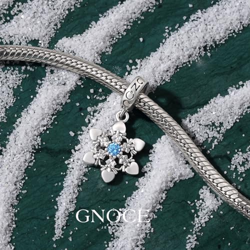 Image of GNOCE Christmas Charm Silver Plated & Sterling Silver Bracelet Gift