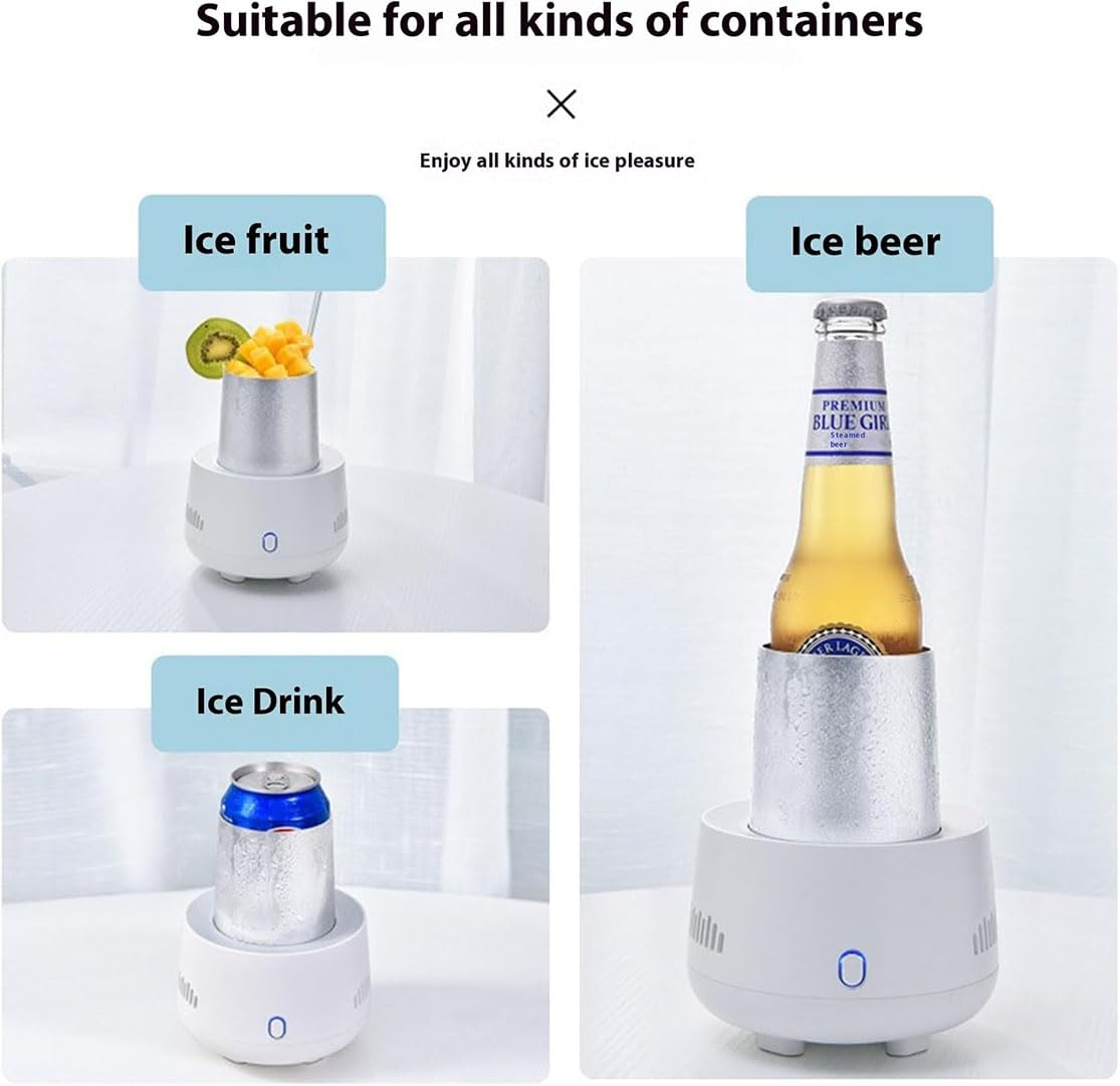 Tazza di raffreddamento istantaneo, Smart Cold Beverage Maker, mini tazza elettrica per il raffreddamento rapido di birra, caffè e bevande analcoliche