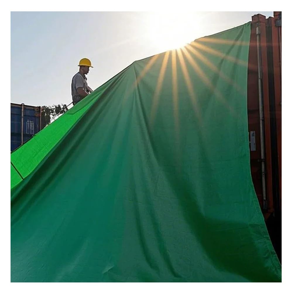 Rygcrud Green Welding Blanket Roll, Pvc Coated & Fiberglass, 0.5Mm Flame Retardant Tarpaulin Safety Protection For Industrial Factories Fireproof Insulation Mat(1.5X30m)