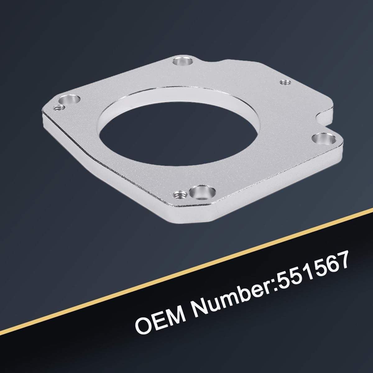 LS Drive By Wire Throttle Body Adapter, Compatible with LS3 4 Bolt Intake to LS1 3 Bolt TB DBW LS2 LH6 L92 L76 LY2 LY5 LY6 LC9 LFA LH8 LMG L98 L9H L20 L94 LZ1 L99 L96 LC8 L77 551567