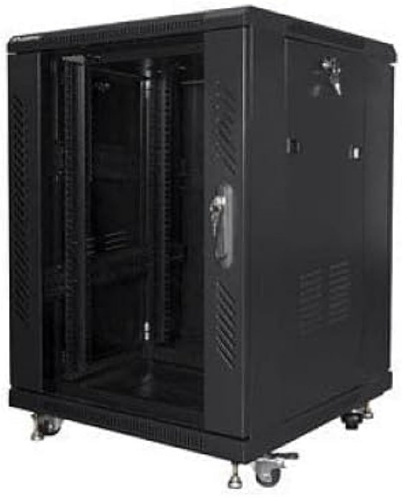 Armario Rack LANBERG 15U 600X600 Auto ENSAMBLADO 19" hasta 800KG Negro
