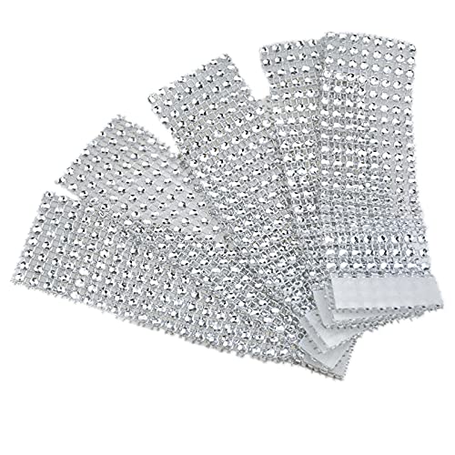 Lot De 36 Ronds De Serviette Strass URROMA - Perles Dorées - Pour Mariage, Dîner, Décoration De Table