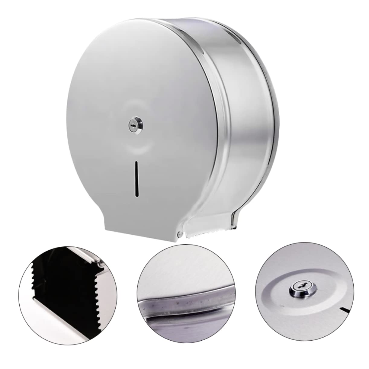 WOONEKY 1pezzi Portarotolo Inossidabile Per Rotolata Facile Installare Design Per e
