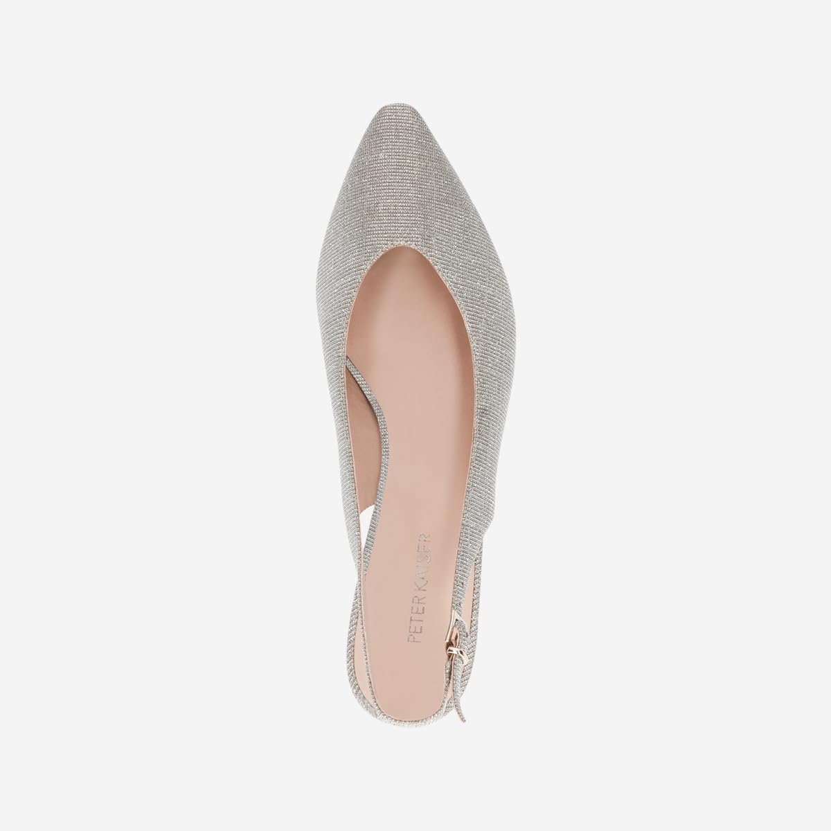 Peter Kaiser Damen - Peeptoes & Slingpumps 79442 in metallic Textil