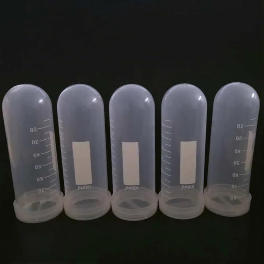 Instrumentos y Equipos de Laboratorio Tubo de centrífuga de plástico redondo con tapa de rosca, 100 ml, 50 unidades/lote