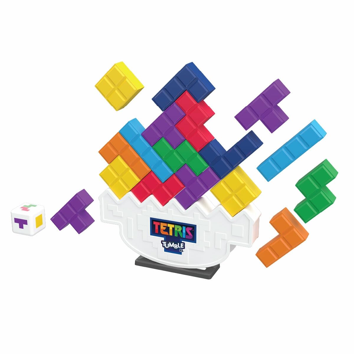 Elite Select EastPoint Tetris XL 6ft Tumble Game Sports – Giant Outdoor Tilting Tower Puzzle with Oversized Tetrimino Blocks, All-Weather Durable Material, Fun for Family, Parties & Game Nights
