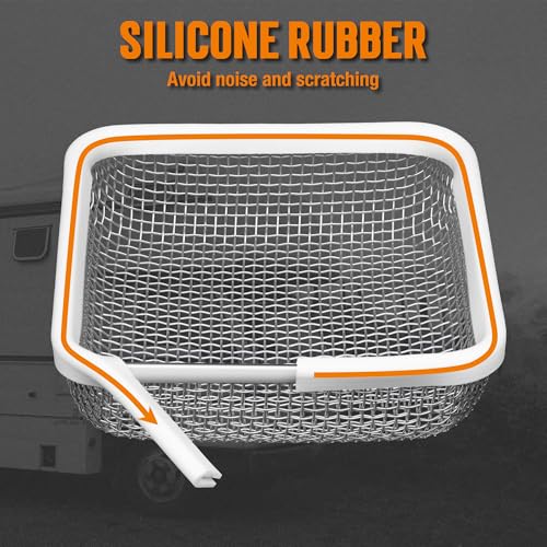 Image of TONDA RV Furnace Vent Screen, Bug Screens Heater Vent Cover for Camper with Installation Tool and Silicone Rubber, Square