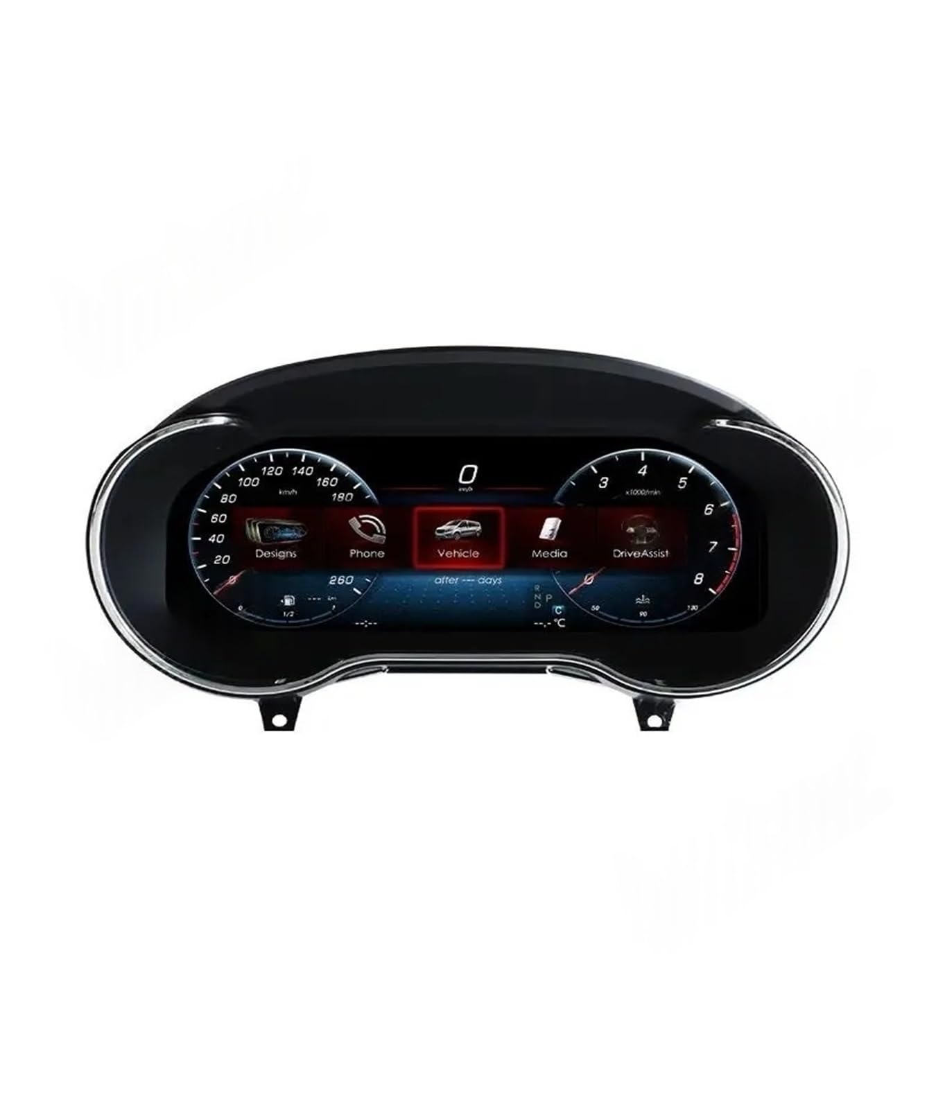 Tacómetro de cápsula espacial LCD para reparar cuadro Mercedes Clase C 8