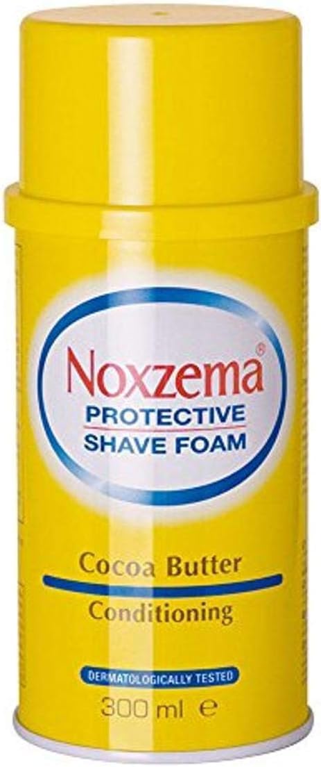 12 Schiume da Barba Protective 300 ml con Burro di Cacao, Schiuma da Rasatura Idratante e Condizionante, Dermatologicamente Testata, Schiuma Barba Uomo per Rasatura Delicata e Protettiva