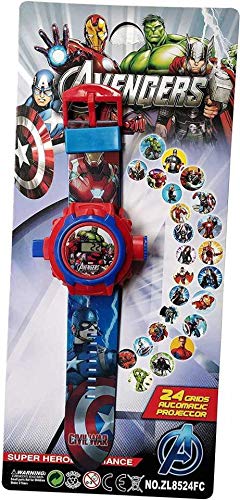 See full amazon price history chart for BID Kids Avenger Projector Toy Watch with 24 Automatic Projector Grids Education Cartoon Grid Projector Toy(Best for Birthday Gift and Kids Gift). BID Kids Avenger Projector Toy Watch with 24 Automatic Projector Grids Education Cartoon Grid Projector Toy(Best for Birthday Gift and Kids Gift). (B08GM94DH5) Amazon Price History, Amazon Price Tracker