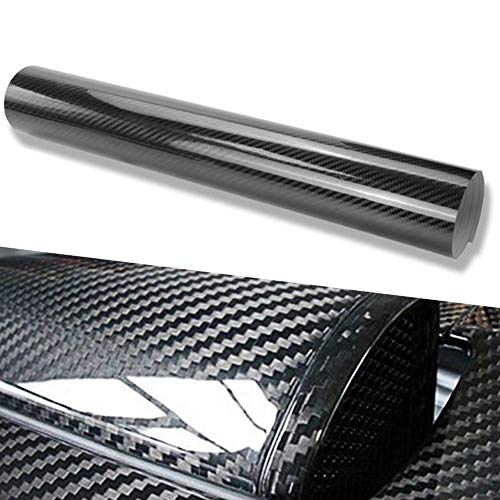 WDragon - Papel de vinilo de fibra de carbono de 60 x...