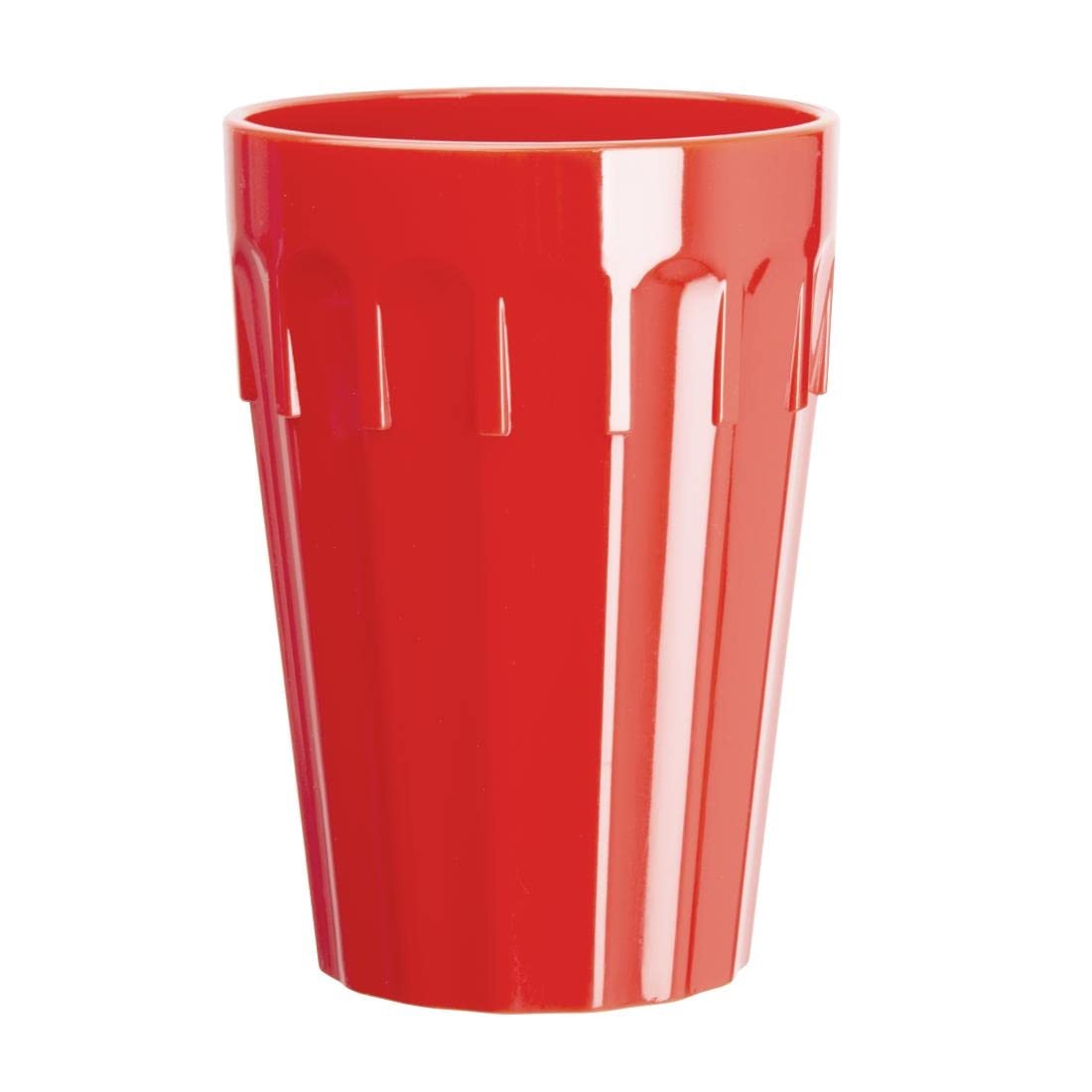 Olympia Kristallon Plastic Tumblers Red 253.8ml (12 Pack) CB778