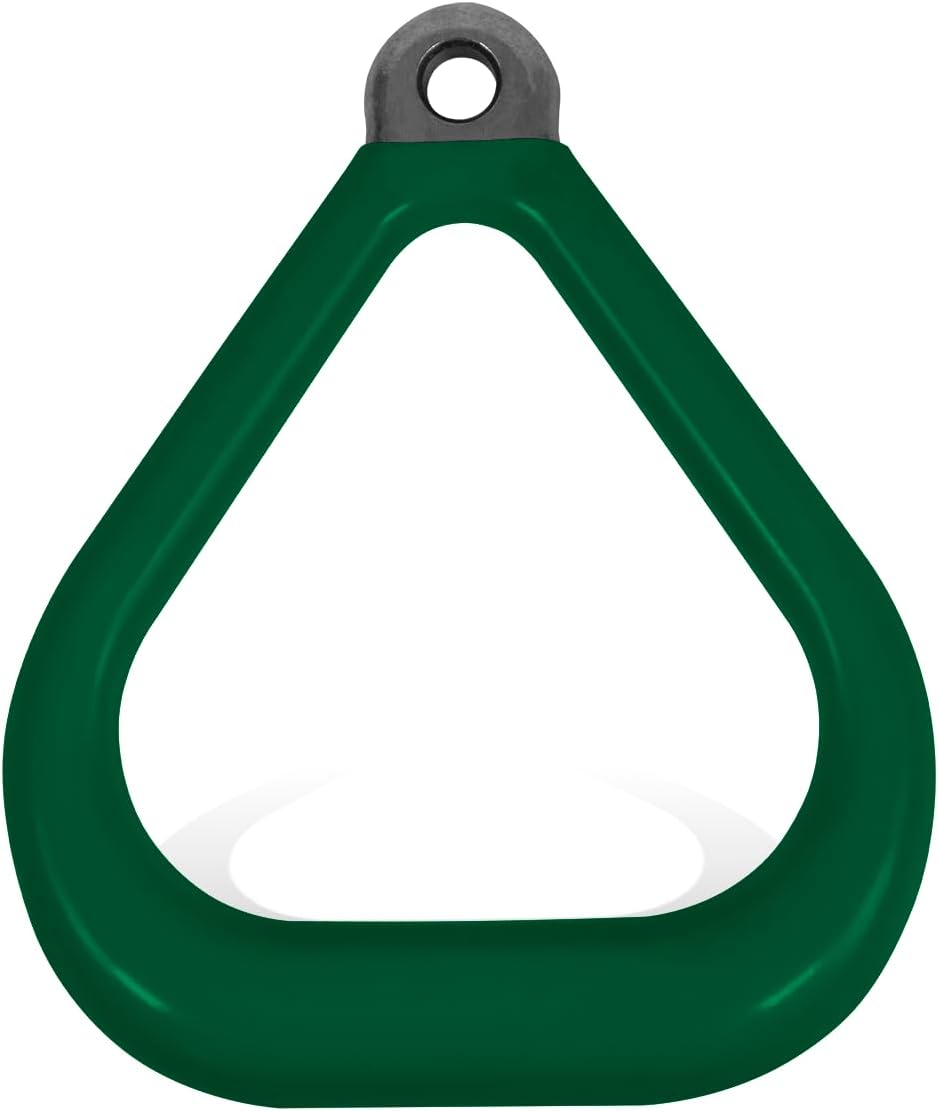 American Swing Green Trapeze Triangle Coated Aluminium Commercial or Residential