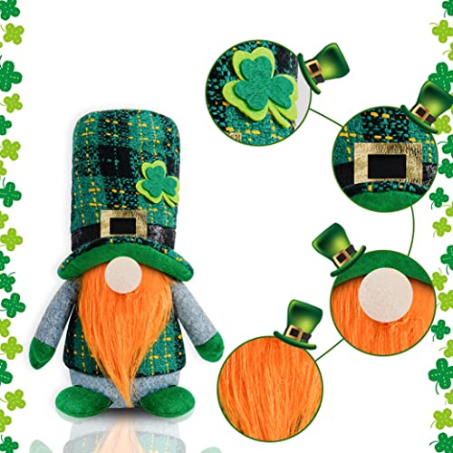 Gnome Saint-Patrick décoration irlandaise leprechaun 2pcs