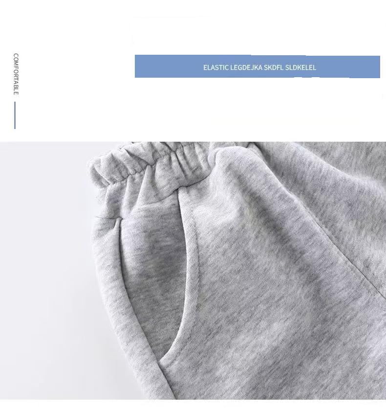 Vagefun Boys Pants - Kids Fleece Joggers Sweatpants Youth Elastic Waist Casual Active Pants with Pockets 5-14Y3