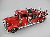  Feuerwehrauto Feuerwehrwagen Oldtimer Nostlgie / Deko Retro L.50xH.18xL.16cm