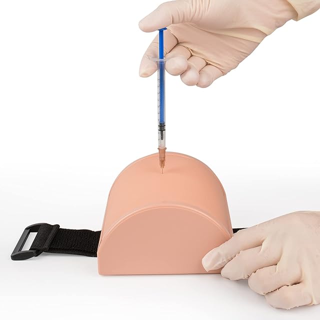 Intramuscular Injection Training Pad Model with 3 Skin Layers Injection Simulator practice tool for Medical Education to Student, Nurse, Doctor Educational Supplier