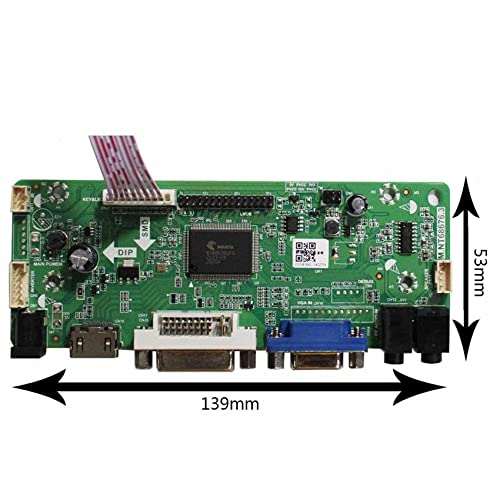Image of VSDISPLAY 17 inch 19 inch 1280x1024 30Pin LVDS LCD VGA DVI Audio Controller Kit | Fit to Modification LCD M170ETN01 1 M170ETN01.3 M190ETN01.0 G190ETN01.0 LCD Screen
