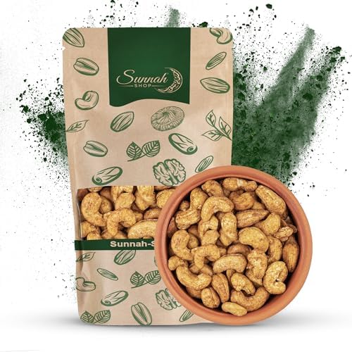 Sunnah Shop® Deliciosos anacardos de queso picante tostados 1 kg | Anacardos crujientes refinados con queso picante para el máximo disfrute | anacardo proteína vegana