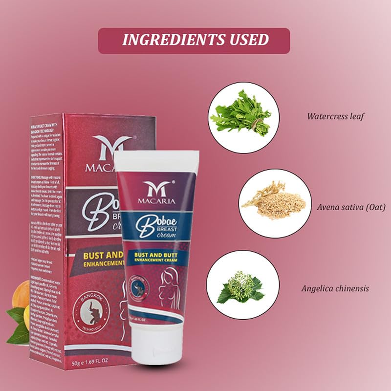 Bobae Breast Enhancement Cream – Breast Lifter – Larger, Firmer, and Fuller Breasts - All-Natural Fast tightening Breast Enlargement Cream Gel