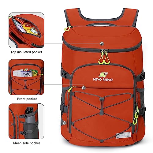 Backpack Cooler, 36 Cans Insulated Cooler Backpack Multifunctional Waterproof Leak Proof Soft Lightweight Backpack Cooler With Large Capacity For Men Women To Camping Hiking Picnics Beach Or Day Trips #TOP2
