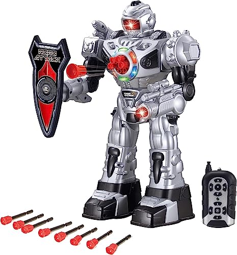 Think Gizmos Robot programable Grande con Mando a Distancia – Robot de Juguete con Control Remoto...