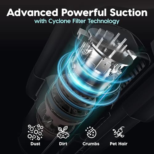 Image of IRIS USA Cordless Cyclone Vacuum Cleaner, 60K RPM, 35 Min Runtime