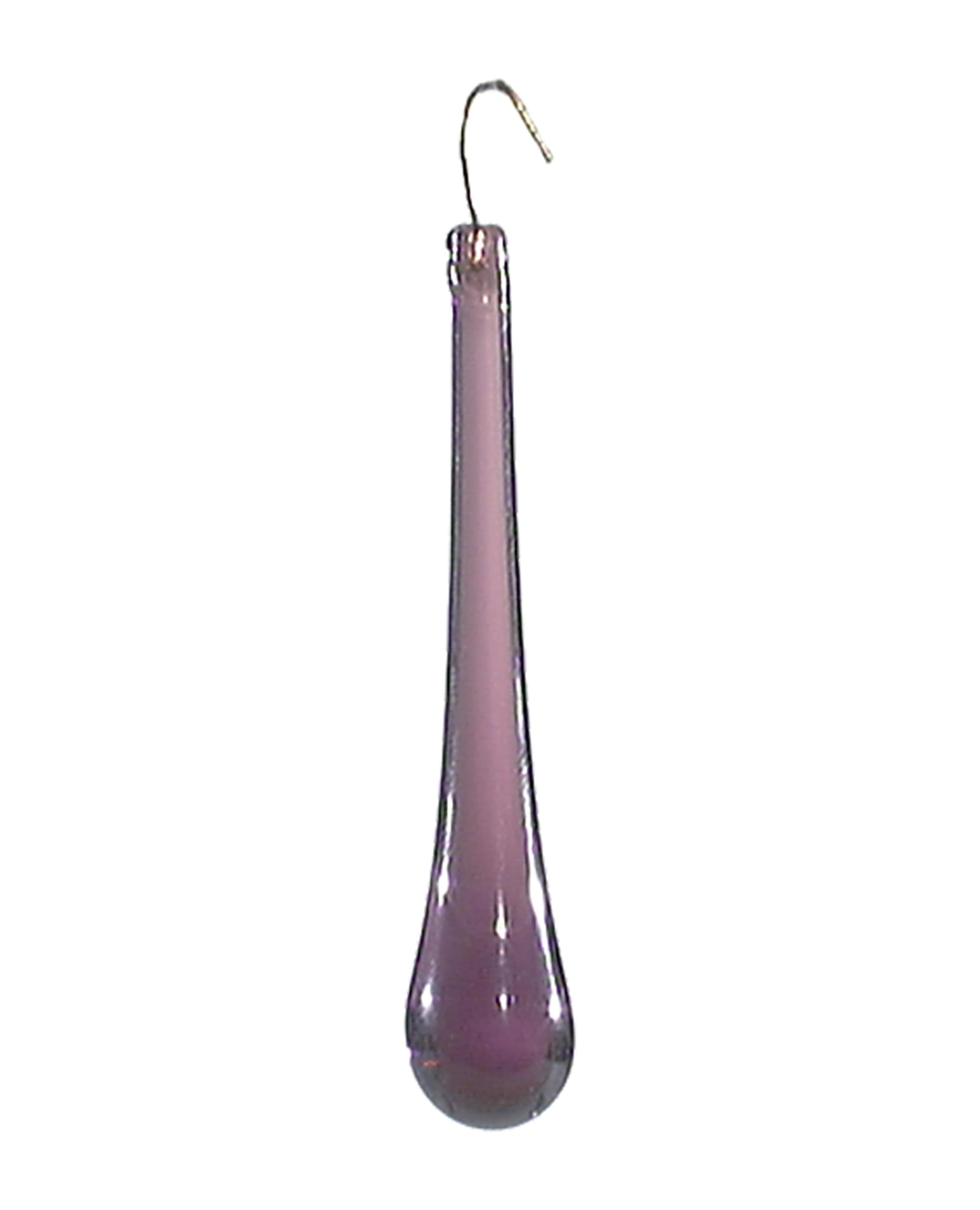 B&amp;P Lamp® 3" Amethyst Color Teardrop Pendalogue