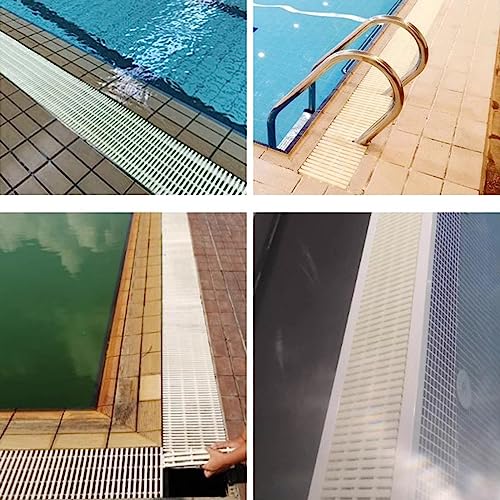 Grille de piscine à 360° emboîtable lot de 3 couvercles trop-plein - 8