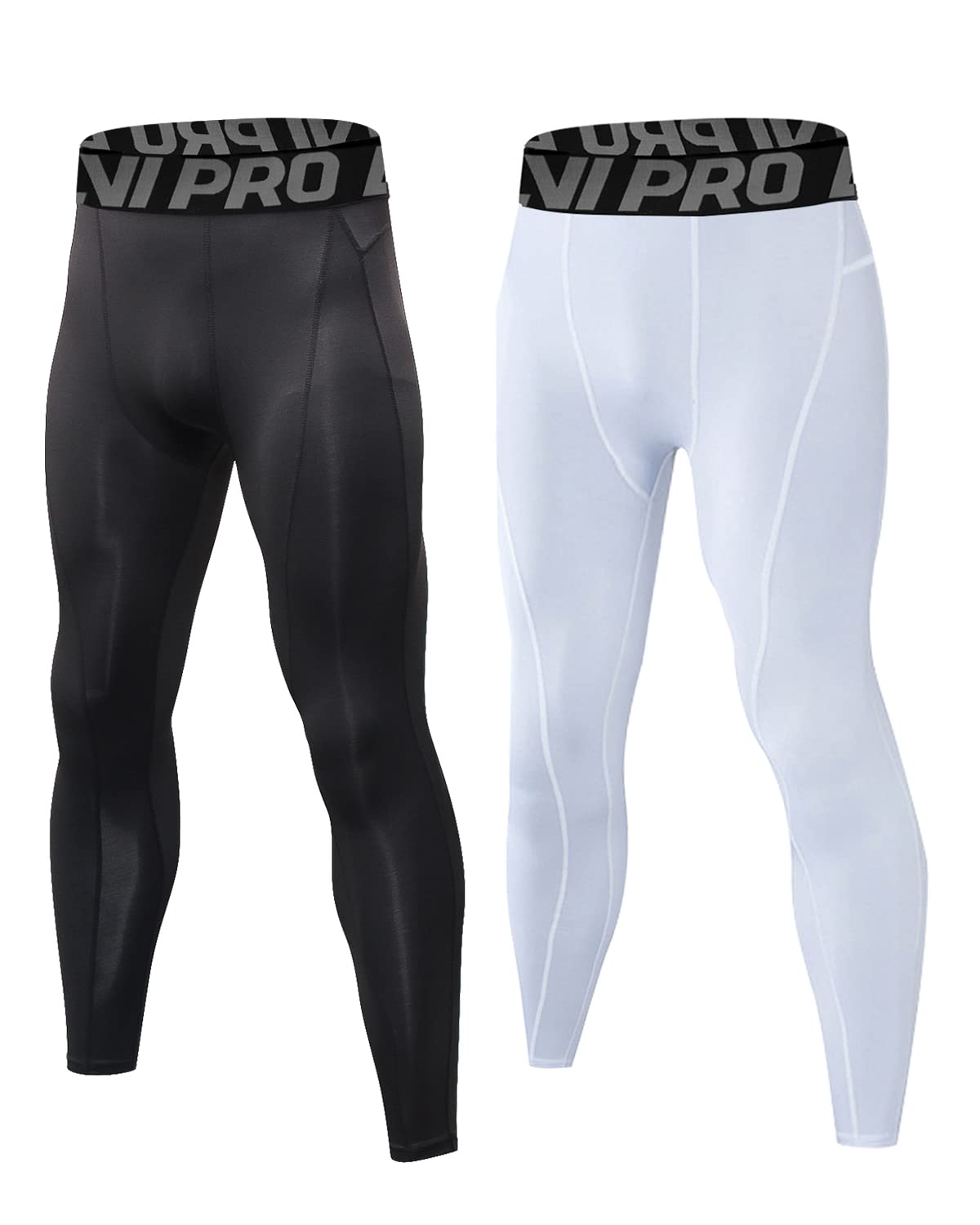2 Pack Pantalones Deportivos de Entrenamiento para Hombre Running Leggings