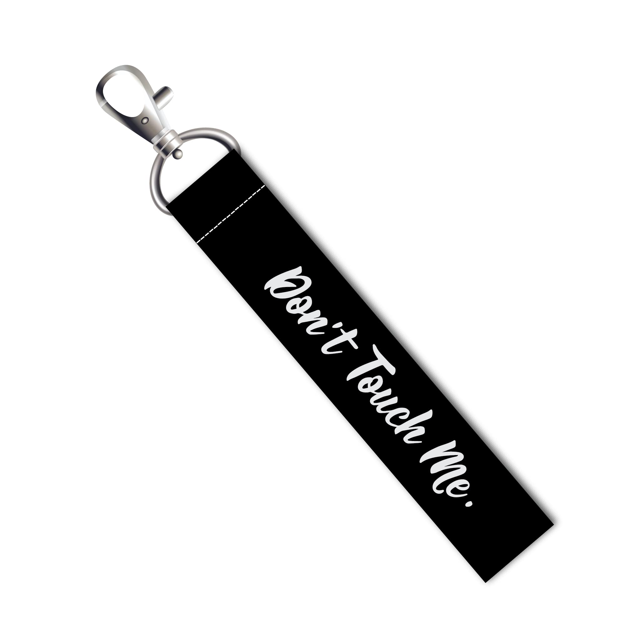 Don't Touch Me Quotes Lanyard Tag with Swivel Lobster for Luggage Bags Backpack Travelers Students Worker L X H 5 X 0.8 INCH-image-30