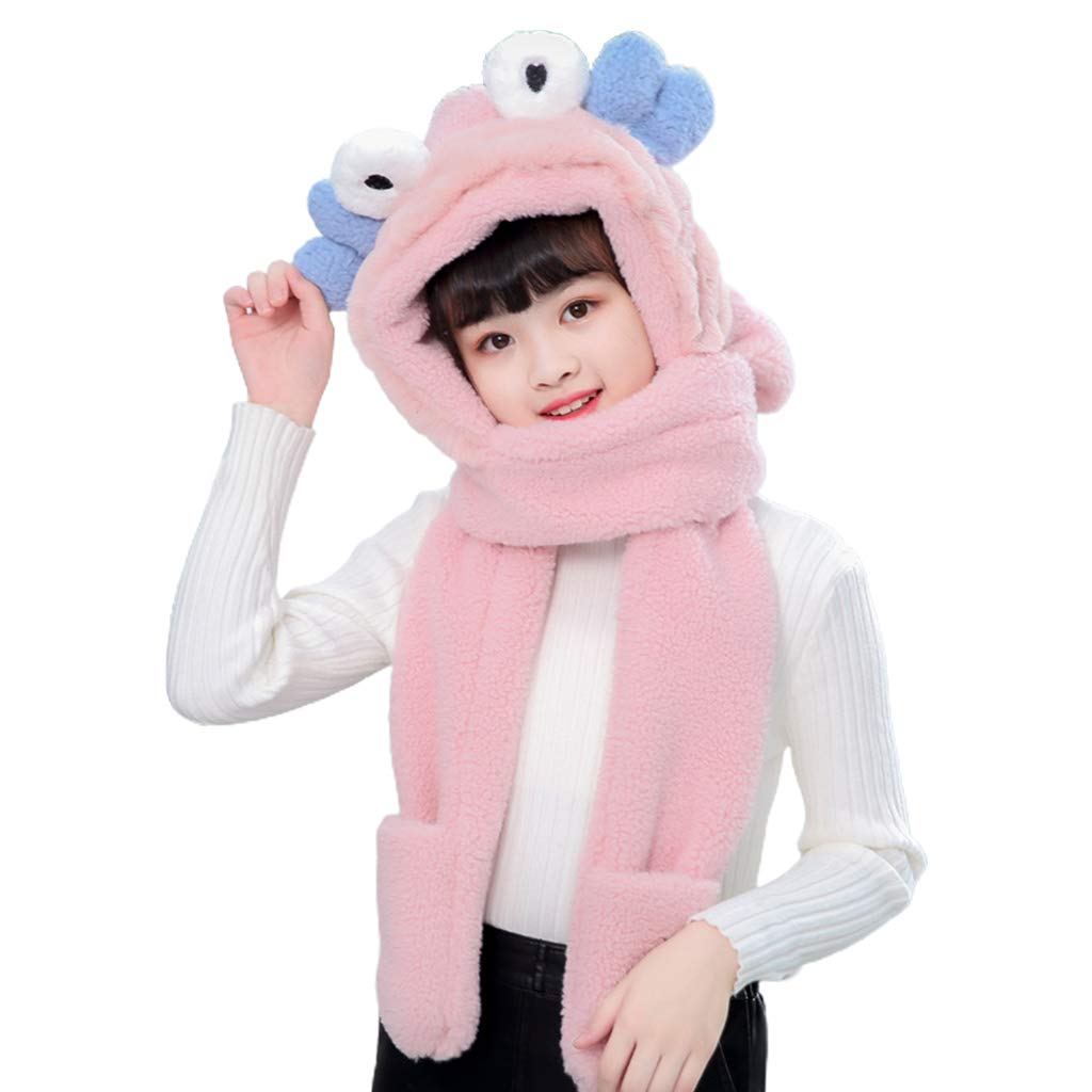 Conjunto 3 en 1 para niños de gorro bufanda y guantes con forro polar 7