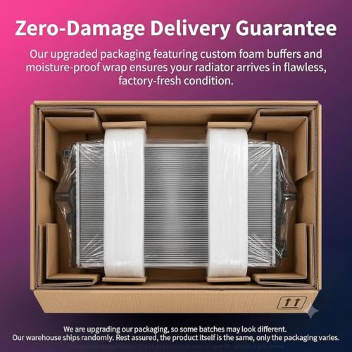 Image of Engine Coolant Radiator with Transmission Oil Cooler Compatible with Acura RSX 2002-2006 L4 2.0L, Automatic Transmission, Replace# 19010PND901