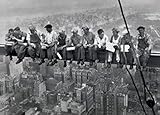 For fans and collectors New York Lunch On A Skyscraper Cartolina Postale 15x10 cm