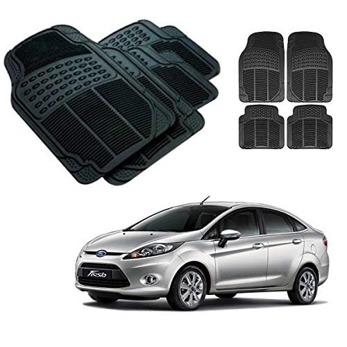 Trigcars Car Carpet Black Car Floor/Foot Mats for Fiesta Amazon.in