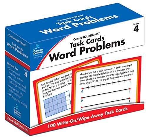 Task Cards: Word Problems Grade 4 Board Game