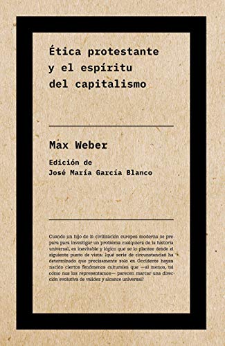 Ética protestante y el espíritu del capitalismo (NE) (No ficción)