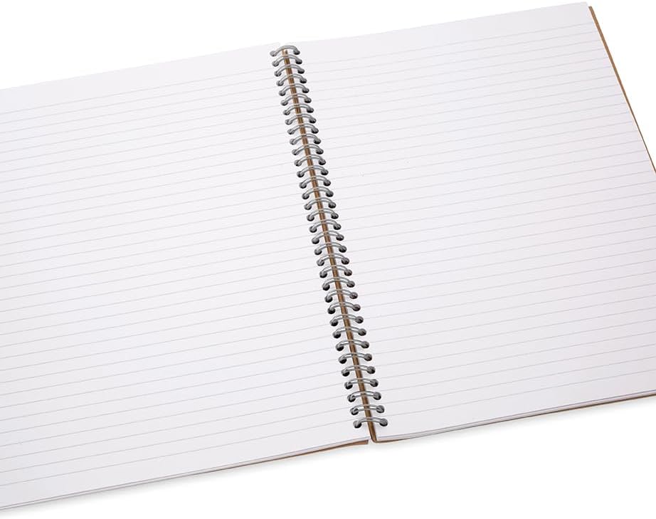 Miniatura 2 de Rhino Cuaderno de alambre doble reciclado A4 de 8,3 x 11,7 pulgadas, color marrón (SRTWA4)