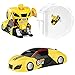Epoch Air Robot Telecomandato Giocattoli - Macchina Trasformabile sui Muro Auto Radiocomandata Ricaricabile con Luci Macchinine Elettrica Car Regali Ragazzi Ragazze Giochi Bambini 3 4 5 6 7 8-12 Anni