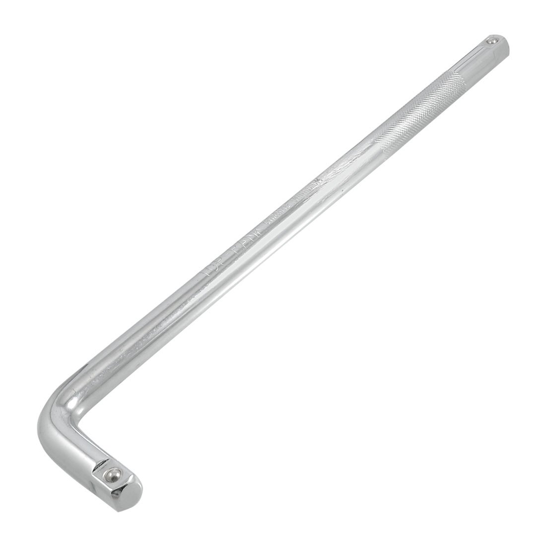 IIVVERRSilver Tone CR-V Nonslip Grip 1/2" Square Drive Socket Bar 13" Length(Silver Tone CR-V Antideslizante Agarre 1/2' 'Barra de zócalo de accionamiento cuadrado 13' 'Longitud