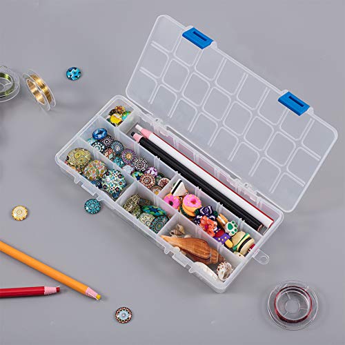 Benecreat, contenitori di plastica con divisori