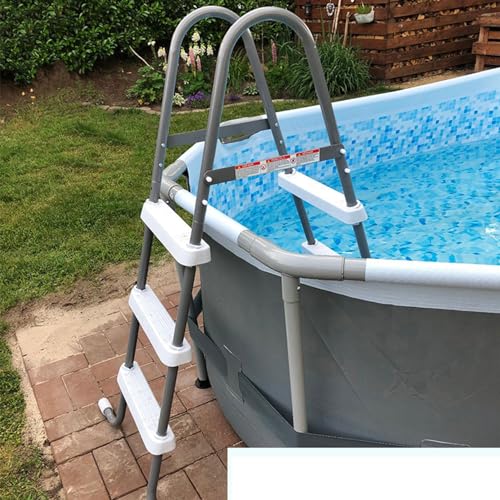 Escalera para piscina con pasamanos de acero inoxidable miniatura 4