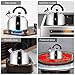 Tea Kettle for Entire Family Stovetop Whistling Tea Pot, Stainless Steel Tea Kettles Tea Pots for Stove Top, 4.3QT(4-Liter) Large Capacity with Capsule Base by ECPURCHASE¡­