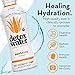 Detoxwater Organic Aloe Vera Infused Prebiotic Water - Mangaloe | Contains Highest Quality ACTIValoe® with Electrolytes, Vitamins, Antioxidants | 30 Calories (Mango, 12 Pack)